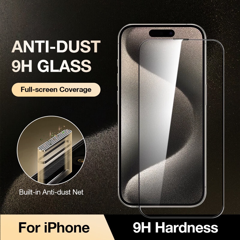 ฟิล์มกระจกนิรภัยกันรอยหน้าจอ 9D สําหรับ iPhone 15 Pro Max 14 Plus 13 12 Mini 11 Pro Max X XR XS Max 