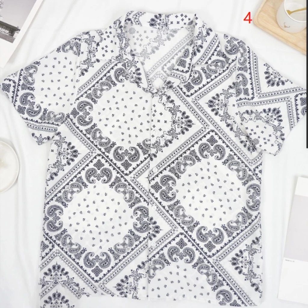 เสื้อคอปกแขนสั้นลายดอกไม้ ผ้าไหมอิตาลี ผู้หญิง thumbnail 5