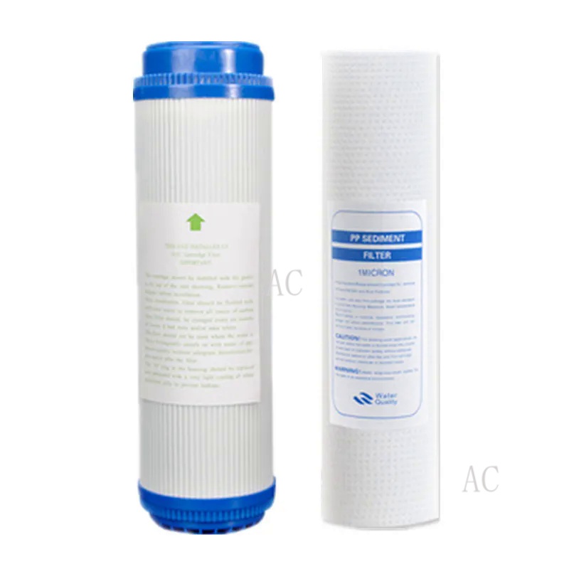 AC 10 inch water purifier filter pp cotton UDF activated carbon osmosis kitchen water purifier parts
