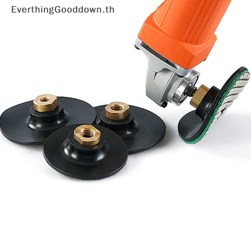 Ever แผ่นยางรองหลังเครื่องเจียร M10 M14 M16 3 นิ้ว 4 นิ้ว สําหรับเครื่องเจียรมุม