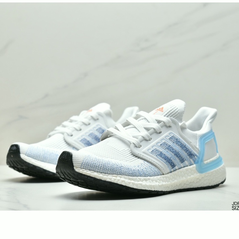 Original adidas UltraBOOST 20 shoes for men and women sports casual low-top breathable running shoe