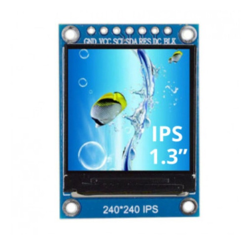 จอแสดงผล OLED IPS 1.3 นิ้ว 240 x 240 - ST7789 - SPI