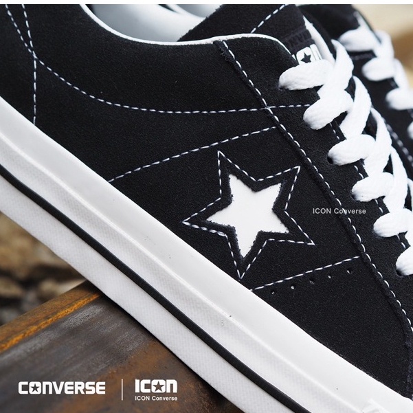 Converse One Star PRO OX - Black  #ฟรีเชือกดำ #แท้ #พร้อมถุงshop
