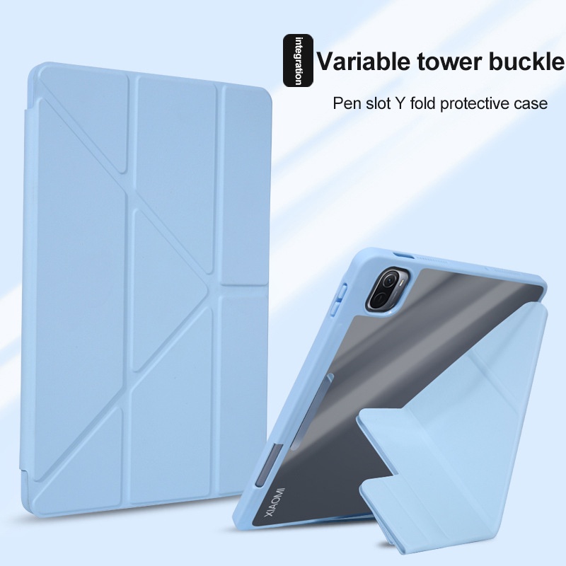 เคสอะคริลิค กันกระแทก พร้อมช่องใส่ปากกา สําหรับ Xiaomi Pad 6 6Pro 2023 Pad 5 5Pro 11 นิ้ว Redmi Pad SE 11 นิ้ว Pad 10.61