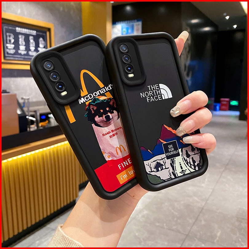 เคส Vivo V2048 V2026 V2029 V2043 V2029 เคสโทรศัพท์มือถือ tpu สีดํา สําหรับ TYHS