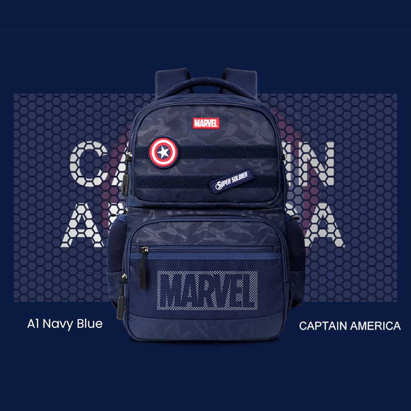 กระเป๋าเป้สะพายหลัง ลายการ์ตูนดิสนีย์มาร์เวล สําหรับวัยรุ่น