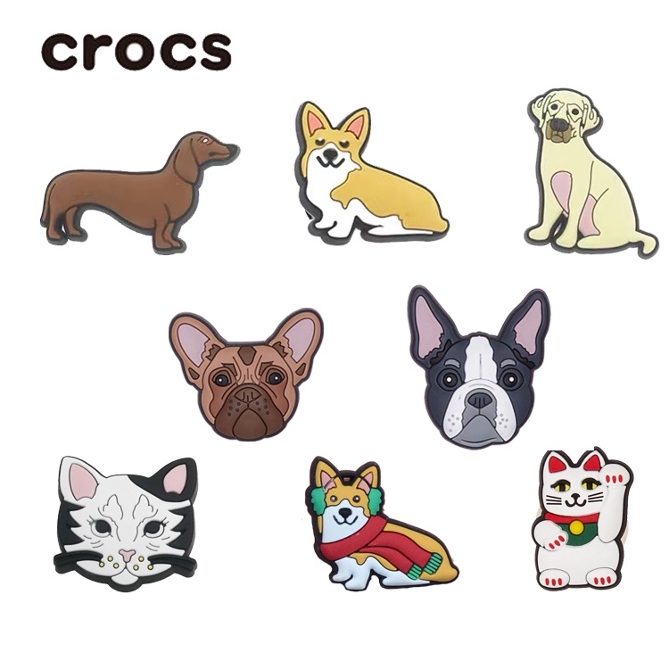 jibbitz crocs Pet cats and dogs crocs jibbitz jibbitz crocs เกาหลี jibbitz set jibbitz crocs ของแทั