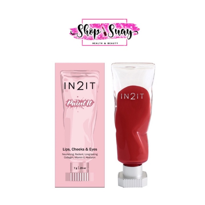 In2It Paint It 7g. Paint It อินทูอิท บลัชออนเนื้อเจลครีมแบบลิควิดเนียนนุ่ม.