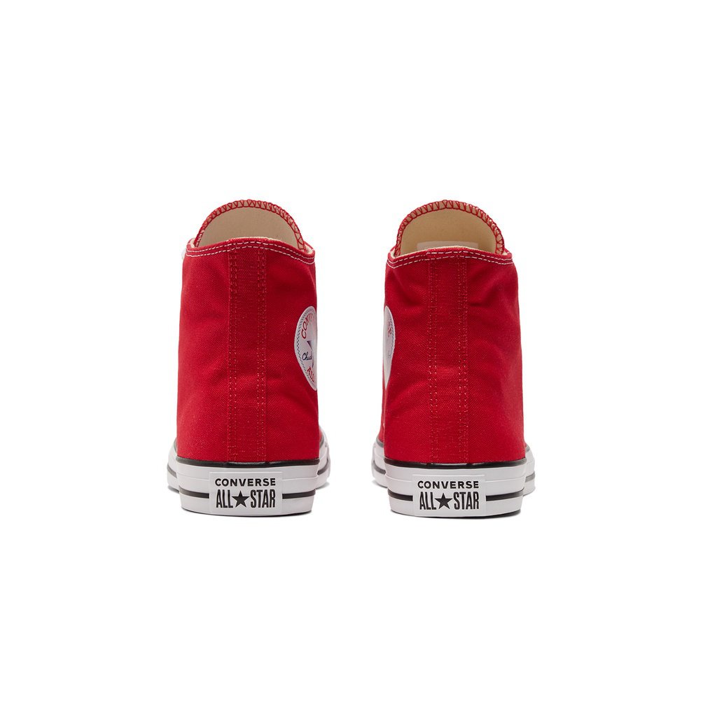 Converse All Star Classic Hi - Red สีแดง รองเท้า คอนเวิร์ส แท้ คลาสสิค หุ้มข้อ แฟชั่น