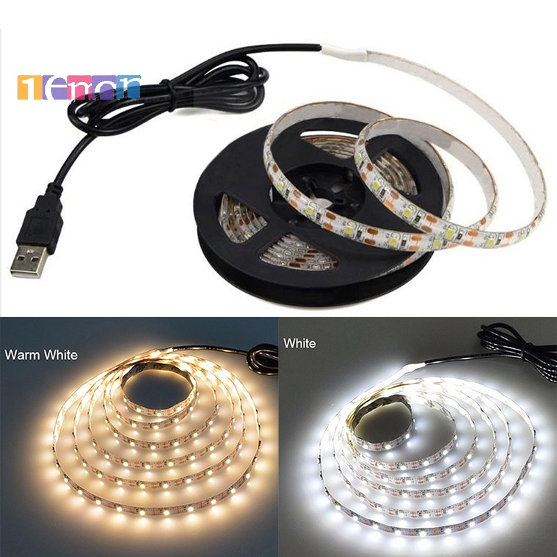 [มะนาว] 5v TV LED Backlight USB LED แถบไฟตกแต่งโคมไฟเทปทีวีพื้นหลัง Lighg ใหม่