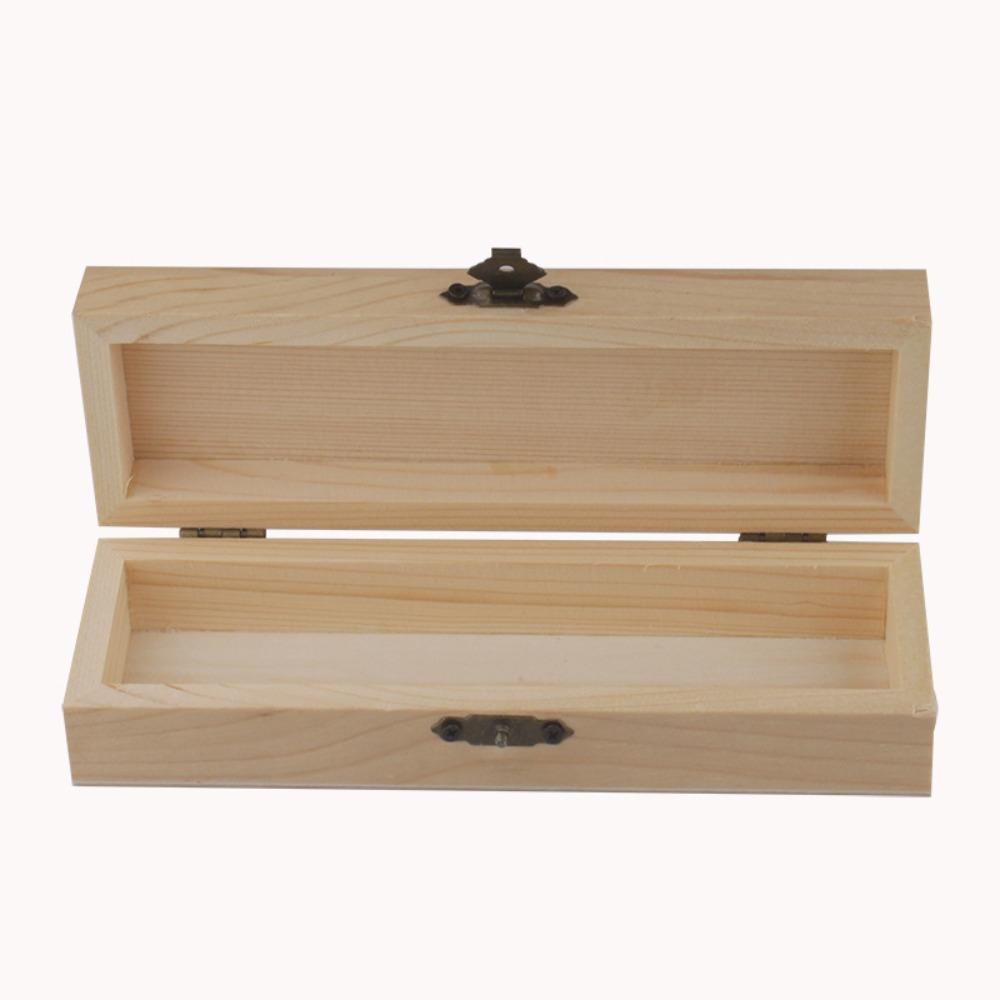 สีดํา1กล่องไม้,ย้อนยุคสก์ท็อปไม้กรณีดินสอ,กล่องเครื่องประดับความจุขนาดใหญ่กันน้ําโรงเรียนไม้กล่องเก็บบ้านซัพพลาย - รูปที่ 6