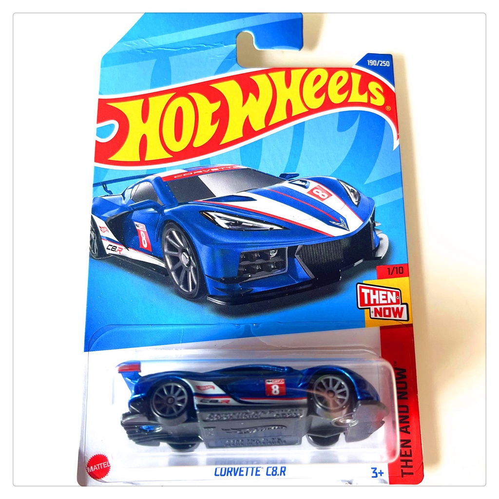 Ins โมเดลรถยนต์ 2022KE Mattel HOTWHEELS Hot Wheels Alloy Small Sports Car Model corvette C8R Supercar