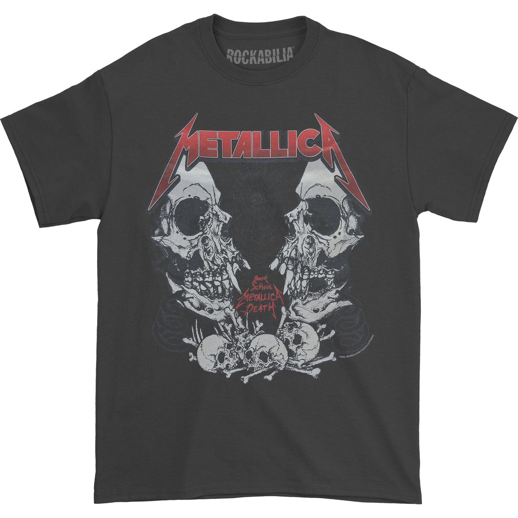 ไฟ! Kaos Band METALLICA Birth School Vintage Merchandise T-Shirt - Kaos Adult - Kaos Men