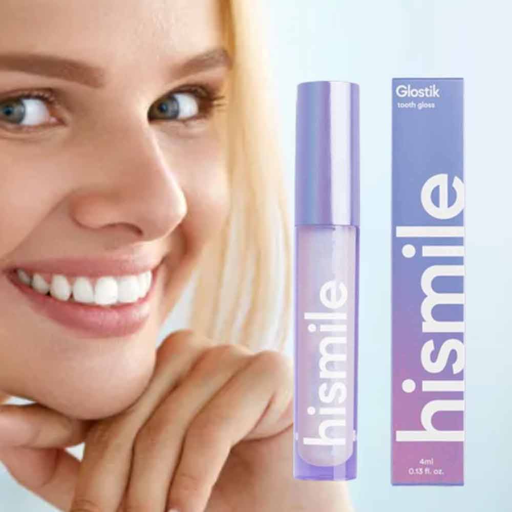 Hismile Glosstik Teeth whitening serum Purple Toothpaste Against Sensitive Teeth Whitening 4ml