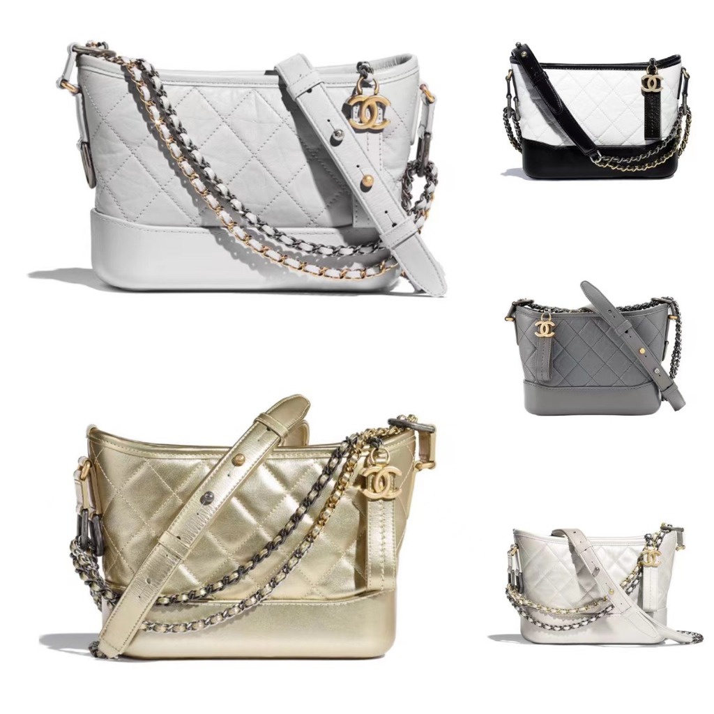 Chanel/Double C/Crossbody Bag/GABRIELLE/Hobo Bag แท้ 100%