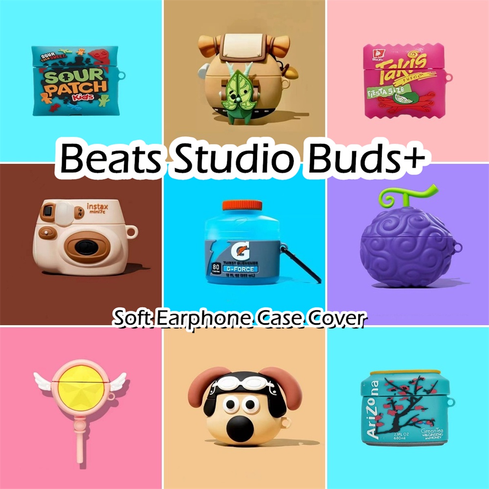 【พร้อมส่ง】เคสซิลิโคนนิ่ม ลายการ์ตูนอนิเมะ สําหรับ Beats Studio Buds+ NO.1