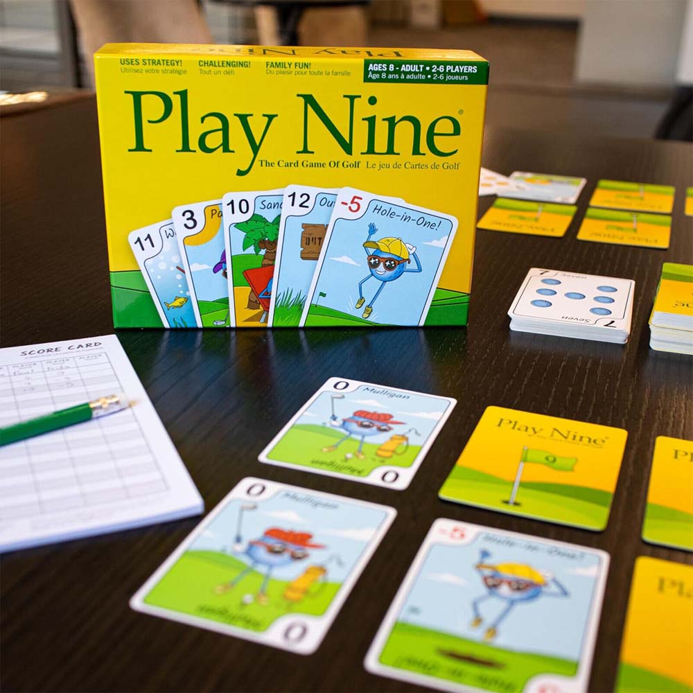 Play Nine The Card Game Of Golf 2-6 Players Strategy Card Game Ages 8+ Card Games