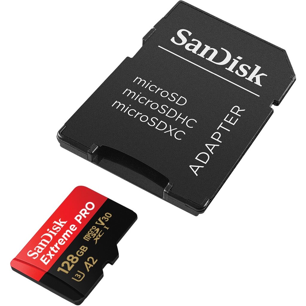 SANDISK Extreme Pro SDSQXCD-128G-GN6MA 128GB Micro SD Card (200MB/s.)