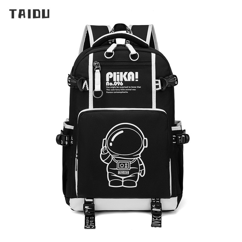Taidu ใหม่ กระเป๋าเป้สะพายหลัง กระเป๋านักเรียน เรืองแสง อเนกประสงค์ เทรนด์เกาหลี ความจุสูง