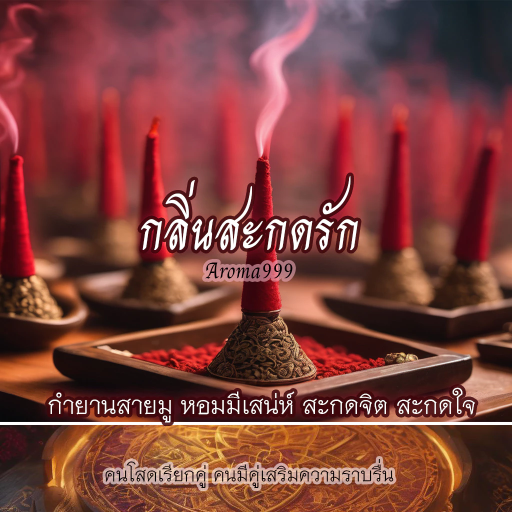 Aroma999 กำยานกลิ่นสะกดรัก เสริมดวงความรัก เพิ่มเสน่ห์ เสริมดวงอุปถัมภ์ พร้อมส่ง