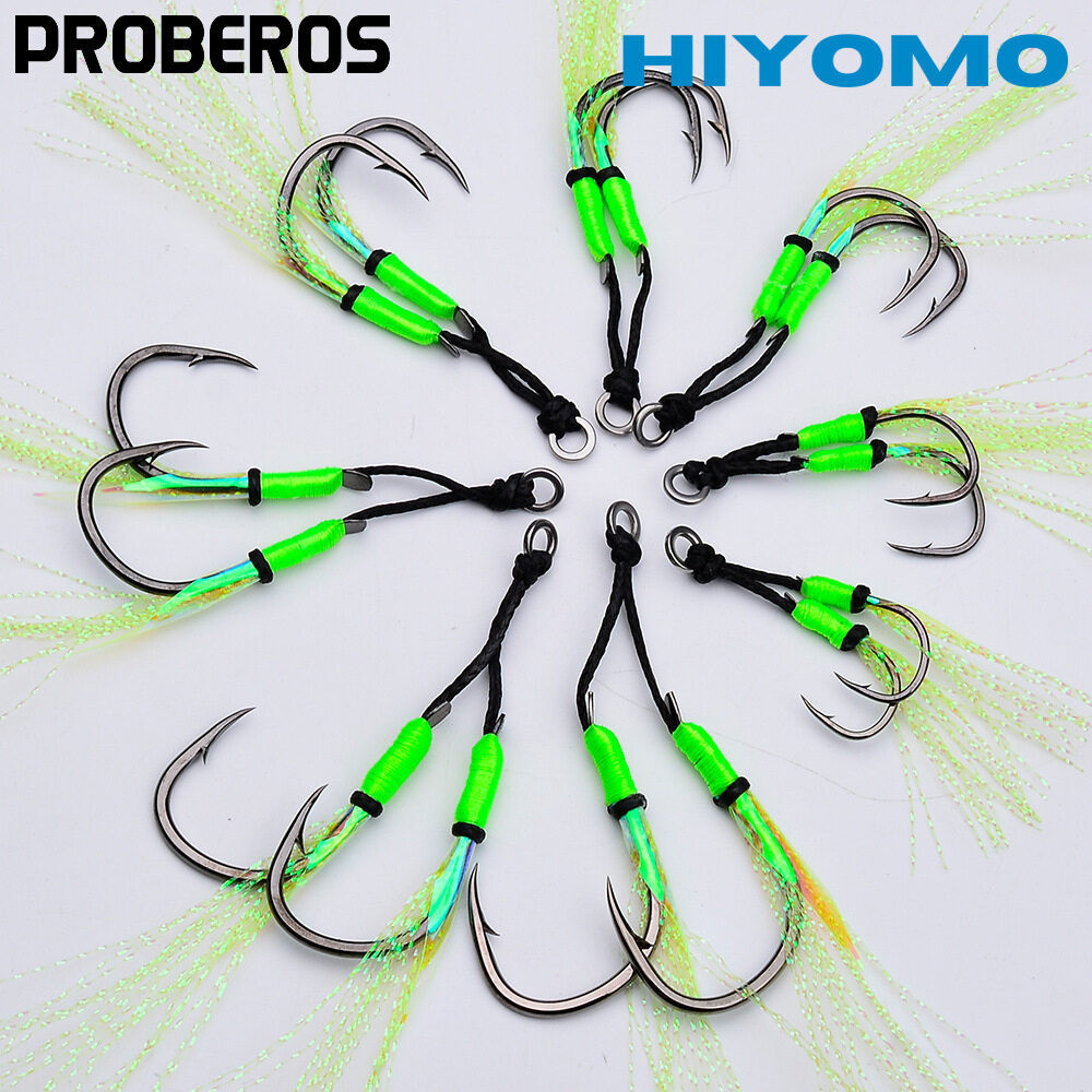 Proberos จิ๊กตะขอตกปลาน้ําเค็ม 11#-20# 1 คู่