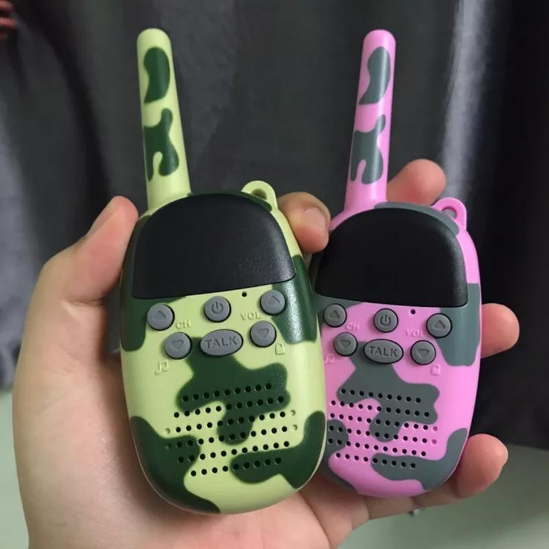 [ส่งแบตเตอรี่]พ่อแม่และลูกเด็กอินเตอร์คอมของเล่นแบบโต้ตอบชายและหญิงมินิคู่เคwalkie talkie