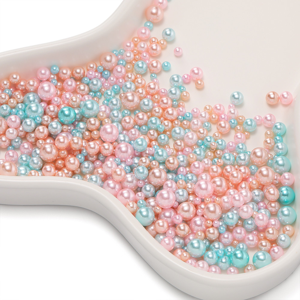 St. kunkka ลูกปัดไข่มุก ABS ไม่มีรูพรุน ขนาด 3-8 มม. 10 กรัม ต่อถุง สําหรับทําเครื่องประดับ DIY - รูปที่ 6