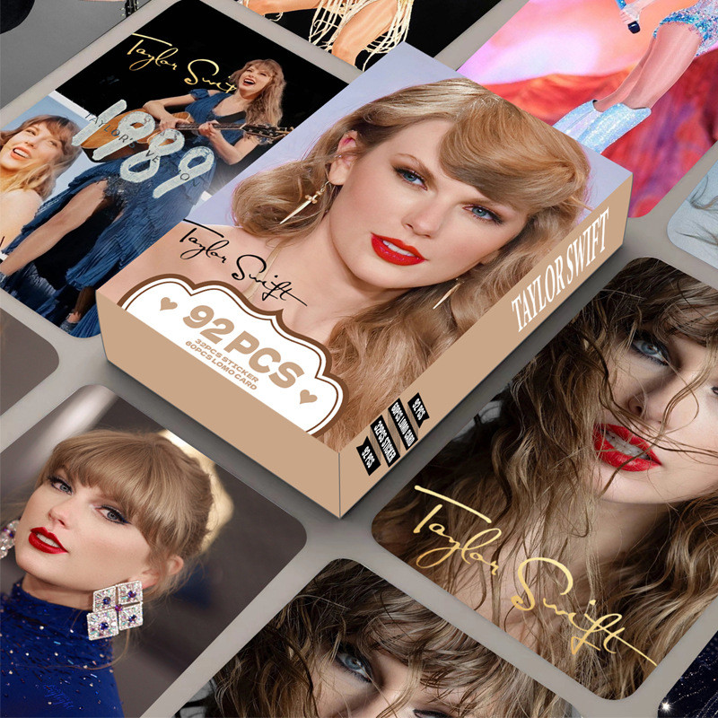 Taylor Swift Album Photocard Lomo Card การ์ด 60 ชิ้น + สติ๊กเกอร์ 32 ชิ้น