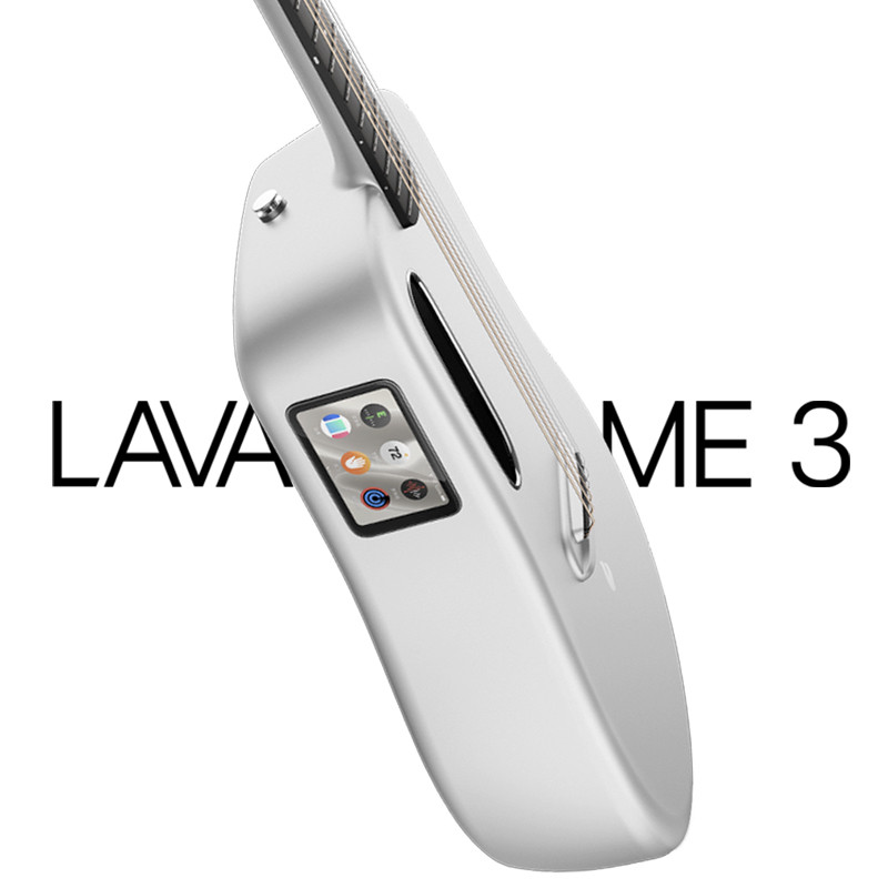 ยู เหวินเหวิน แลนด์โรเวอร์ สไตล์เดียวกัน กีตาร์พื้นบ้านอัจฉริยะ LAVA ME 3 เครื่องดนตรีคาร์บอนไฟเบอร์