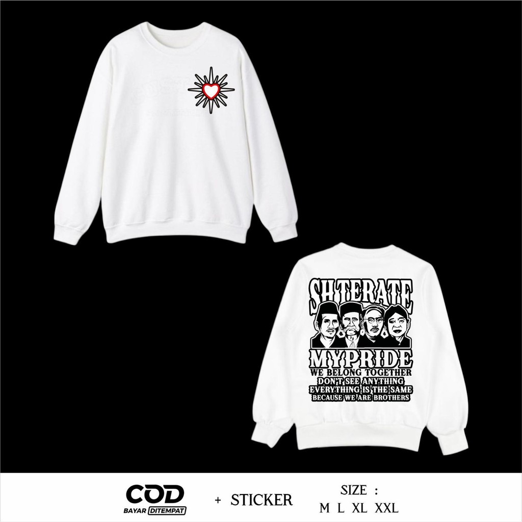 PSHT SH Terate My Pride We Belong Together เสื้อกันหนาว Dtf พิมพ์ Anti-Fade GE4