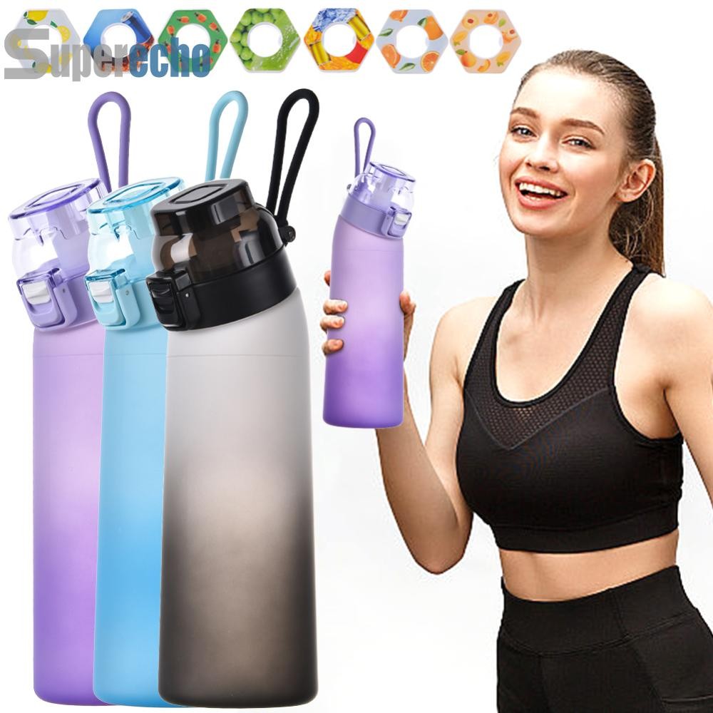 ขวดน้ํา Air Up ขนาด 650 มล. 7 รสชาติรสขวด Pod พร้อมแปรง [superecho.th]