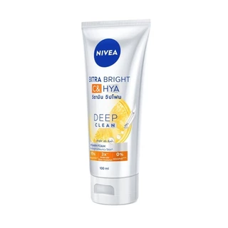 Nivea นีเวีย เอ็กซ์ตร้า ไบรท์ ซี แอนด์ ไฮยา วิตามิน โฟม 100 มล.