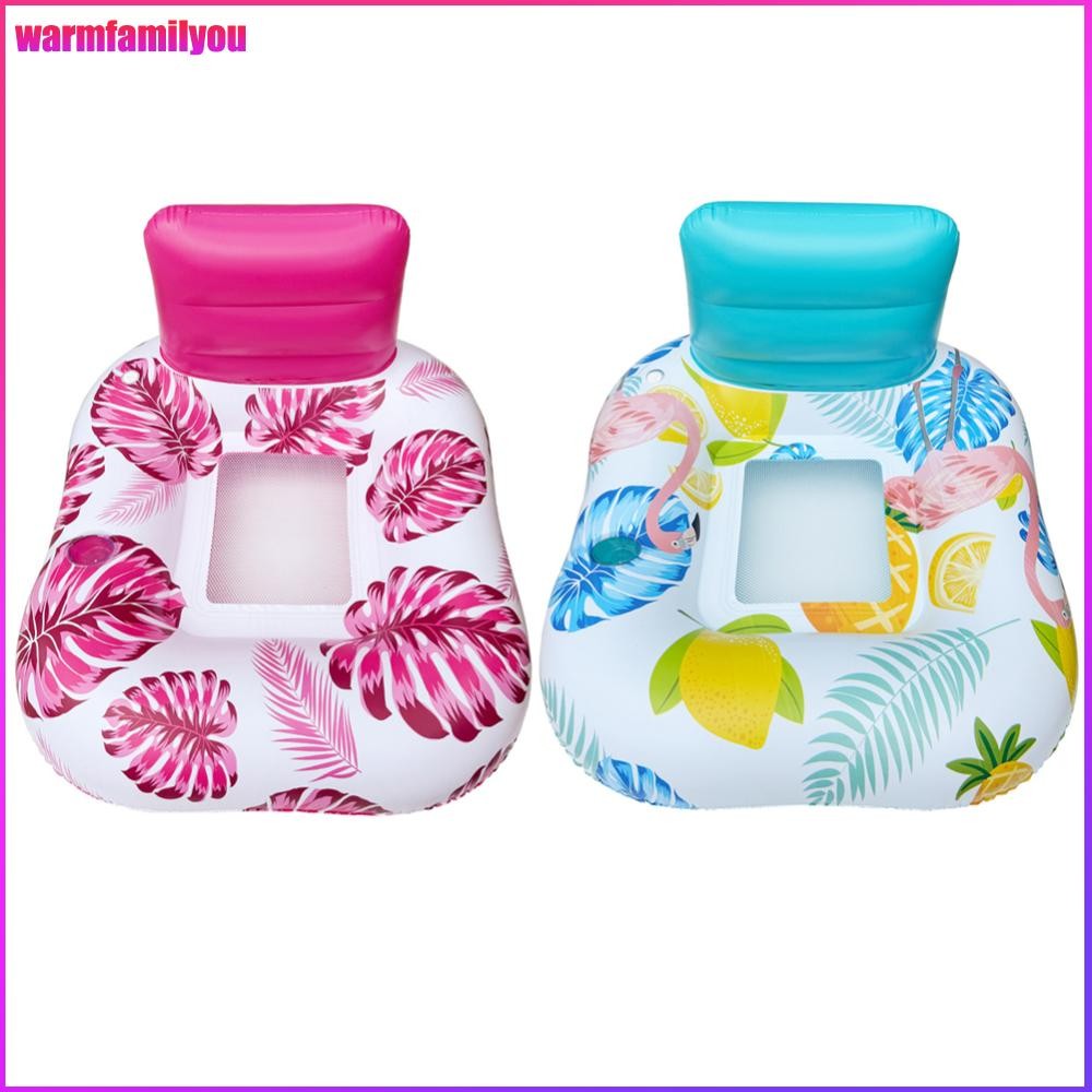 warmfamilyou Pool Lounge Float Water Float Floating Recliner Ergonomic สบายสําหรับ Pool Beach U