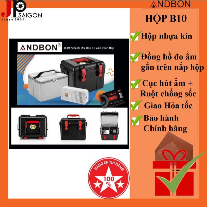 Andbon B10 PLUS MOBILE CAMERA HUMIDITY PROOF BOX + หนังแกะ