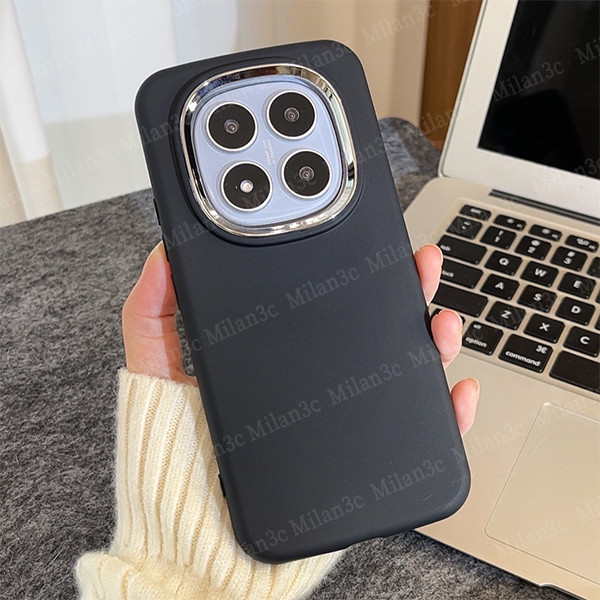 สำหรับเคส Redmi Note 14 13 5G เคส Redmi Note 14 13 Pro 5G เคส Redmi Note 14 13 Pro Plus เคสซิลิโคนสีทึบ เคสโทรศัพท์ดูดซับแรงกระแทก กรอบกระจกชุบไฟฟ้า ราคา ถูกที่สุด ดีลบีเคเค แกลเลอรีภาพที่ 5