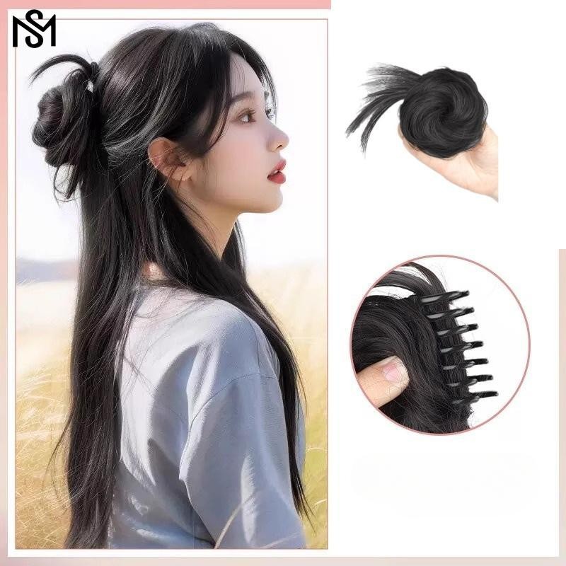 ใหม่ลูกชิ้นหัวไก่ผมวิกผมสาวออกแบบเผ็ดสาวหัวขนไก่สไตล์การ์ตูนคว้าคลิปคาดศีรษะวิกผม