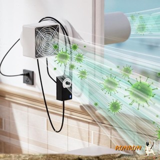 RUNUN Efficient 12V Duct Ventilation Fan Small Mixing Flow  Fan 50mm 63mm 75mm For Kitchen Bathroom Indoor Air Extractio