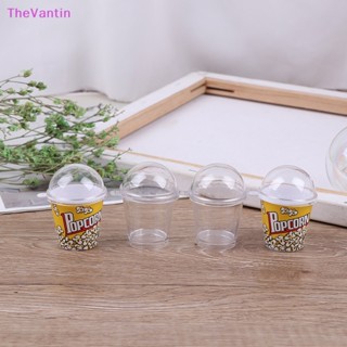 Thevantin ถ้วยพลาสติกจิ๋ว พร้อมฝาปิด สําหรับบ้านตุ๊กตา 10 ชิ้น
 ของดี