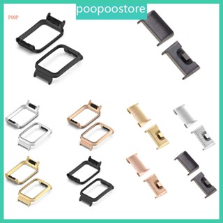 Poop อะไหล่กรอบนาฬิกาข้อมือ โลหะ แบบเปลี่ยน สําหรับ mi band 7 pro Watch