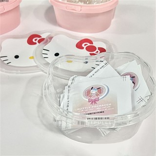 [สต็อก] 400ml HelloKitty กล่องเก็บของพลาสติกกรณีการ์ตูนเด็กนักเรียนกล่องอาหารกลางวันปิคนิคเบนโตะกล่องอาหารอุปกรณ์เด็ก