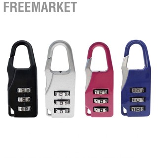 Freemarket Padlock 3 Digit Pad Combination Lock Mini Zinc Alloy Tool for Suitcase Drawer Toolbox