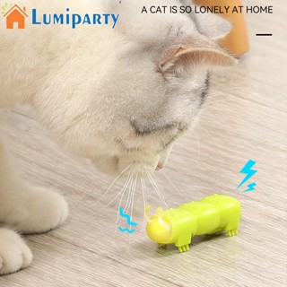 Lumiparty ของเล่นไฟฟ้าอัตโนมัติ พร้อมไฟ Led แบบสั่นสะเทือน อุปกรณ์เสริม สําหรับแมว