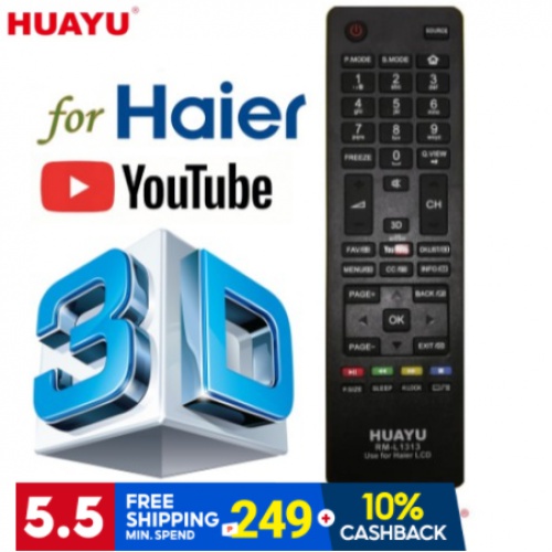 Huayu rm-l1313 Haier htr-a18m 55d3550 led รีโมทคอนโทรลทีวี le32n1620 le32n1620w le32b8500t le40b7000
