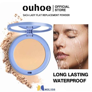 Ouhoe Long-Lasting Waterproof Oil Control Matte Powder แป้งแต่งหน้าน้ำหนักเบาและระบายอากาศได้ ↑fuwei MOLISA