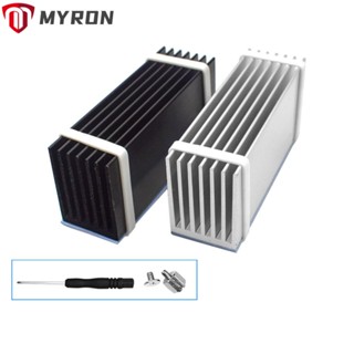 Myron SSD ฮีทซิงค์ระบายความร้อน NVME อลูมิเนียม สําหรับคอมพิวเตอร์