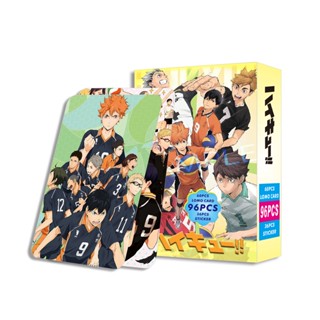 Haikyuu!! Lomo Card Double Sided Photocard Sticker 96 ชิ้น ต่อกล่อง