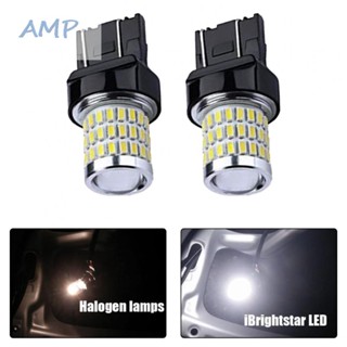 ไฟหน้ารถยนต์ LED 3157 3014 54smd 3030 2 ชิ้น