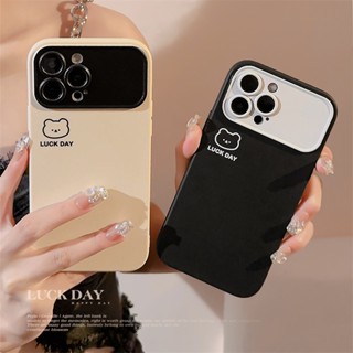 ใหม่ เคสโทรศัพท์มือถือ ลายหมี LUCKY DAY สร้างสรรค์ สําหรับ iP Phone 14 13 12 11 ProMax 14Plus 5G XsMax XR 78Plus