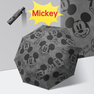 Graby2023 ร่มกันแดดอัตโนมัติ ป้องกันรังสีอัลตราไวโอเลต พับได้ ลาย Disney Mickey