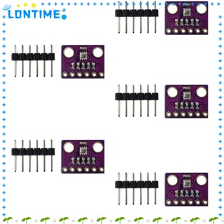 Lontime โมดูลเซนเซอร์แรงดันอากาศ ความแม่นยําสูง GY-BMP280-3.3 300-1100hPa 2.54 มม. 5 ชิ้น